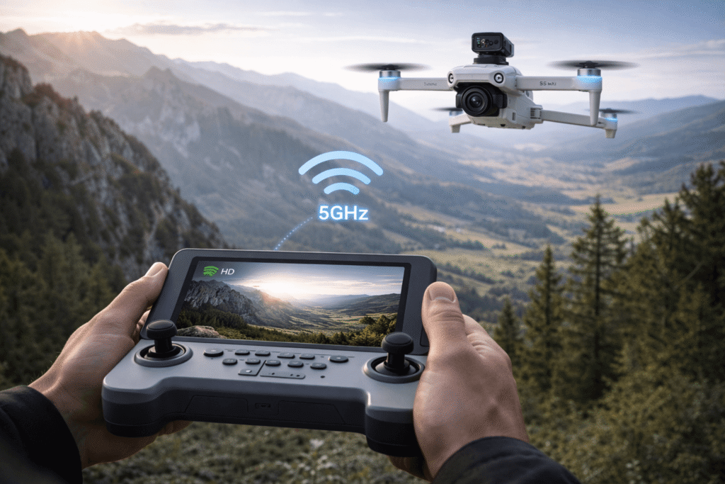 Canketec drone - 5GHz FPV Real-Time Transmission