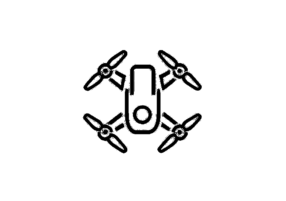 Canketec Drone - Foldable quadcopter design with integrated wide-angle camera